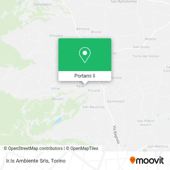 Mappa Ir.Is Ambiente Srls