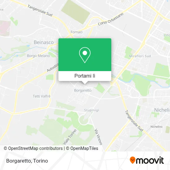 Mappa Borgaretto