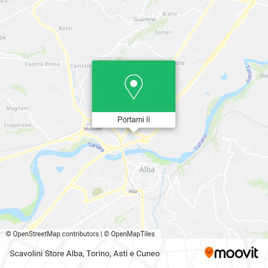 Mappa Scavolini Store Alba