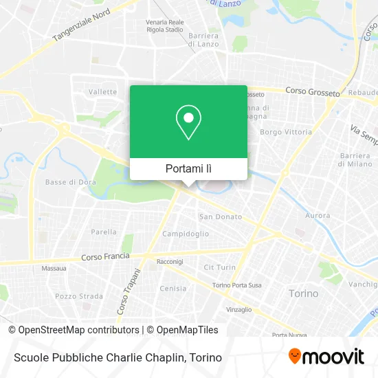 Mappa Scuole Pubbliche Charlie Chaplin