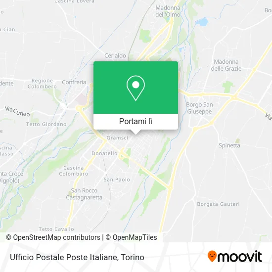Mappa Ufficio Postale Poste Italiane