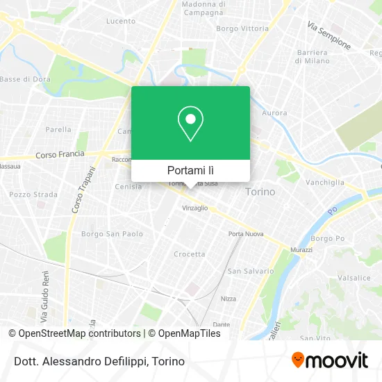 Mappa Dott. Alessandro Defilippi