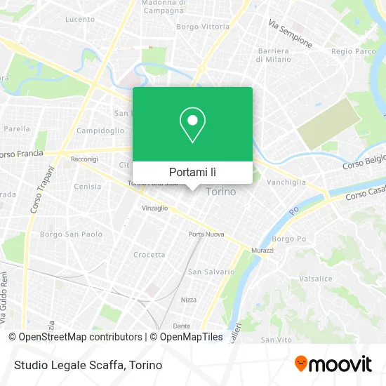 Mappa Studio Legale Scaffa