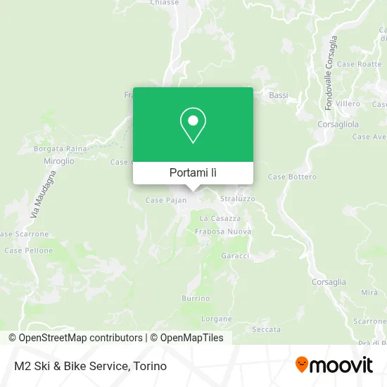 Mappa M2 Ski & Bike Service