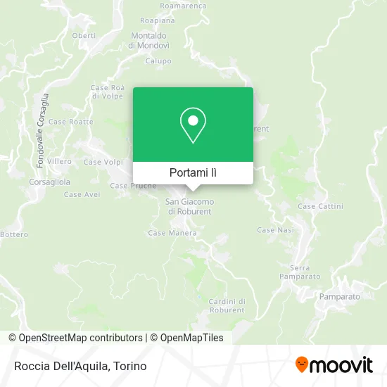 Mappa Roccia Dell'Aquila