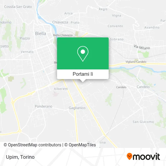 Mappa Upim