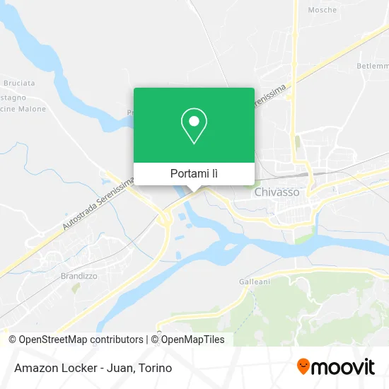 Mappa Amazon Locker - Juan