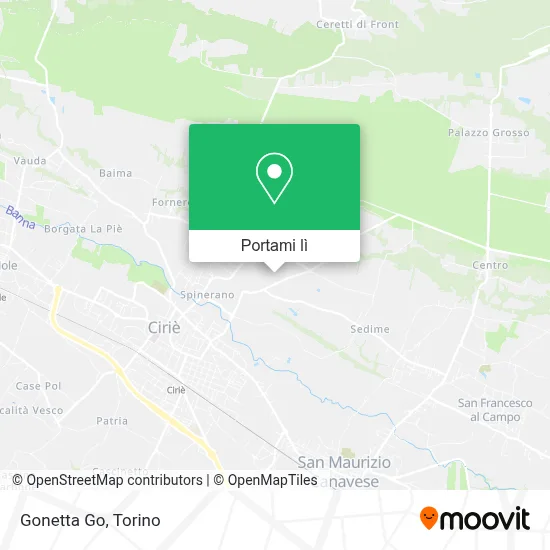 Mappa Gonetta Go