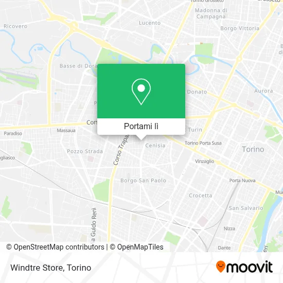 Mappa Windtre Store