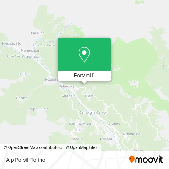 Mappa Alp Porsil