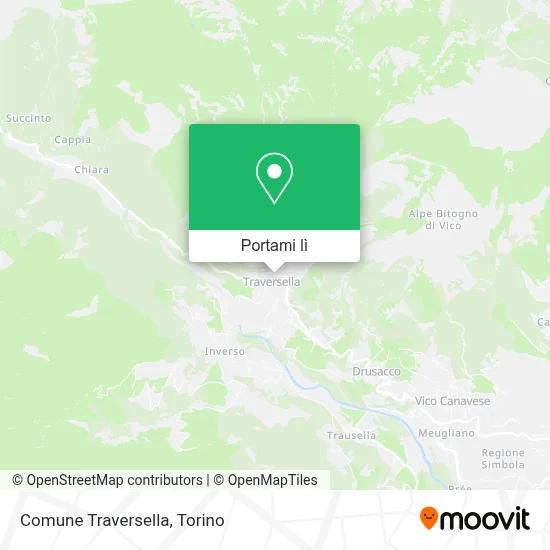 Mappa Comune Traversella