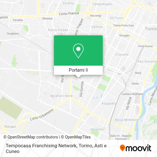 Mappa Tempocasa Franchising Network