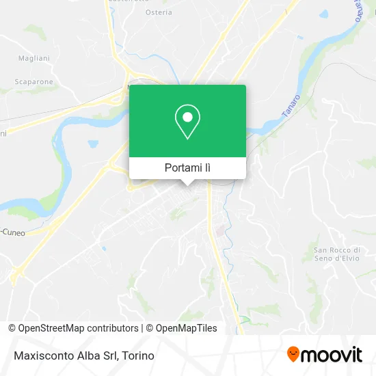Mappa Maxisconto Alba Srl