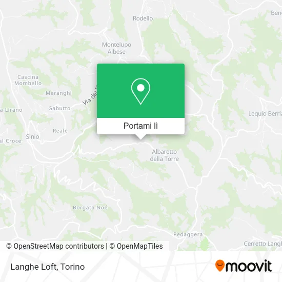 Mappa Langhe Loft