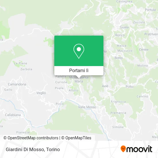 Mappa Giardini Di Mosso