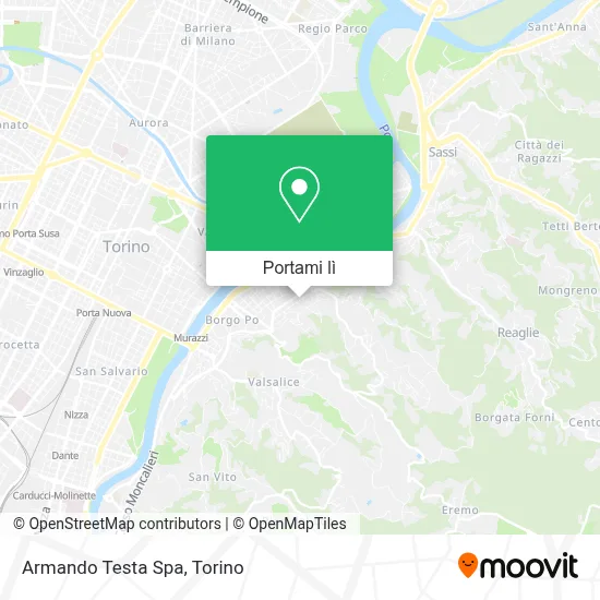 Mappa Armando Testa Spa