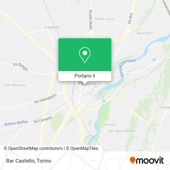 Mappa Bar Castello