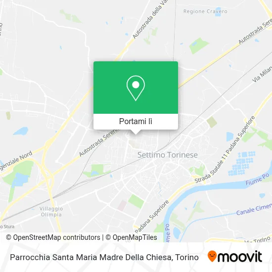 Mappa Parrocchia Santa Maria Madre Della Chiesa