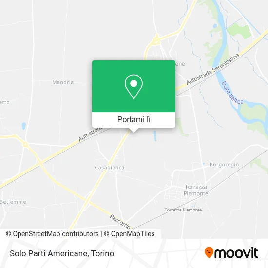 Mappa Solo Parti Americane