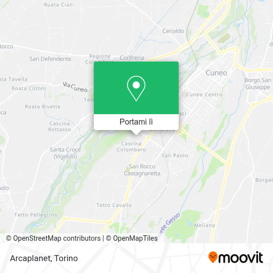 Mappa Arcaplanet