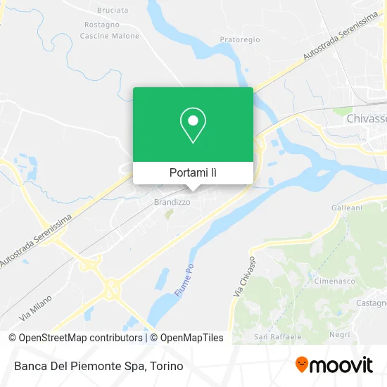Mappa Banca Del Piemonte Spa