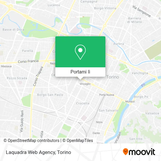 Mappa Laquadra Web Agency