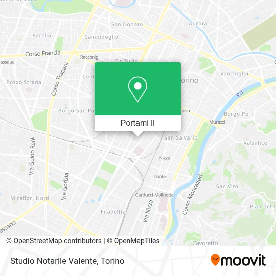 Mappa Studio Notarile Valente