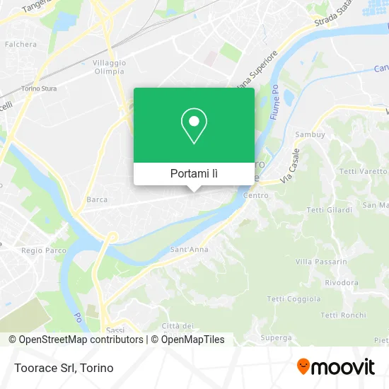 Mappa Toorace Srl