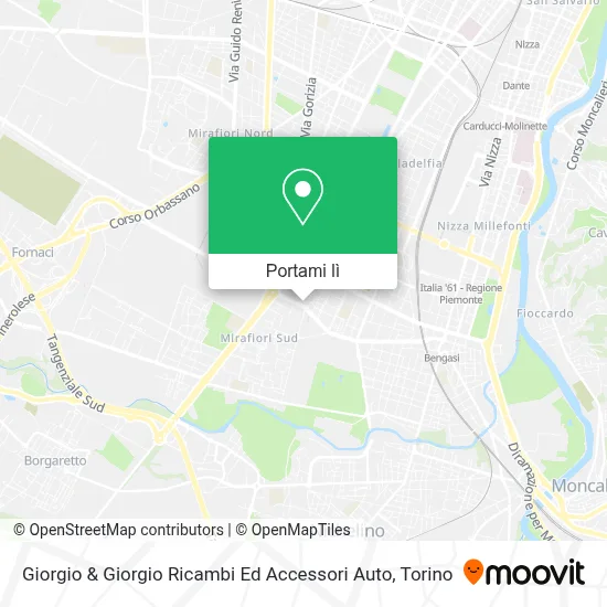 Mappa Giorgio & Giorgio Ricambi Ed Accessori Auto