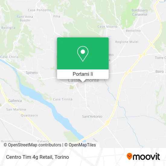 Mappa Centro Tim 4g Retail