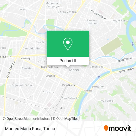 Mappa Monteu Maria Rosa