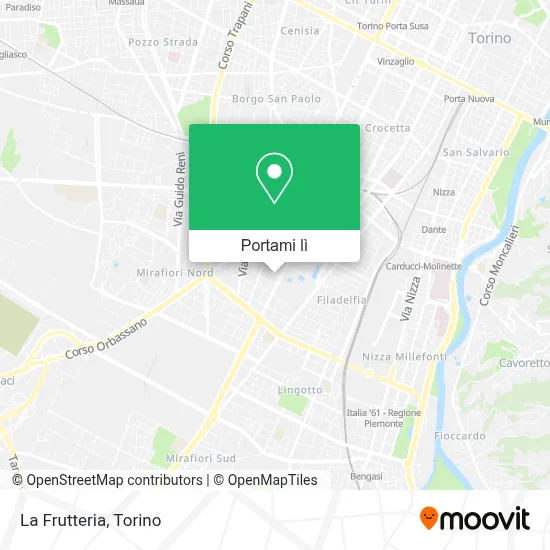 Mappa La Frutteria