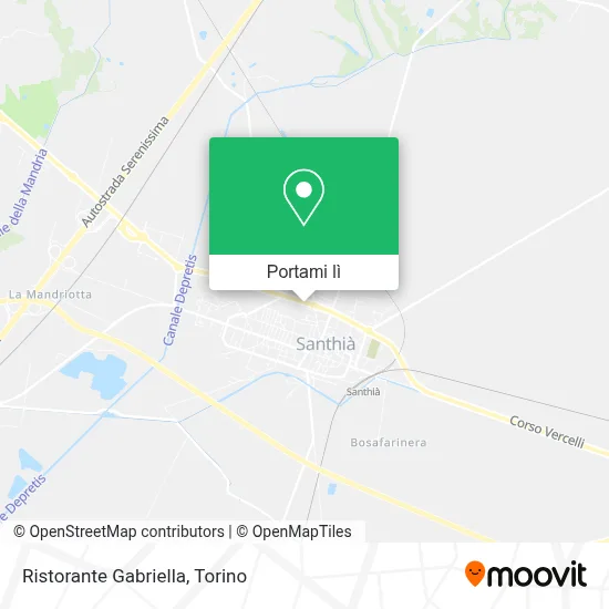 Mappa Ristorante Gabriella