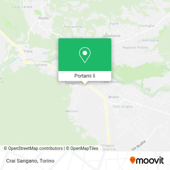 Mappa Crai Sangano