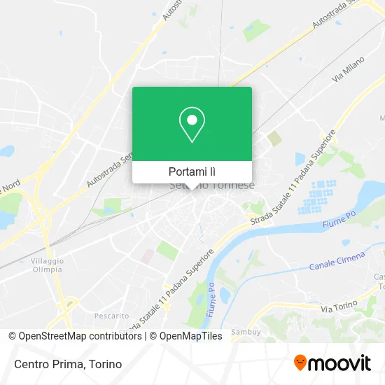 Mappa Centro Prima