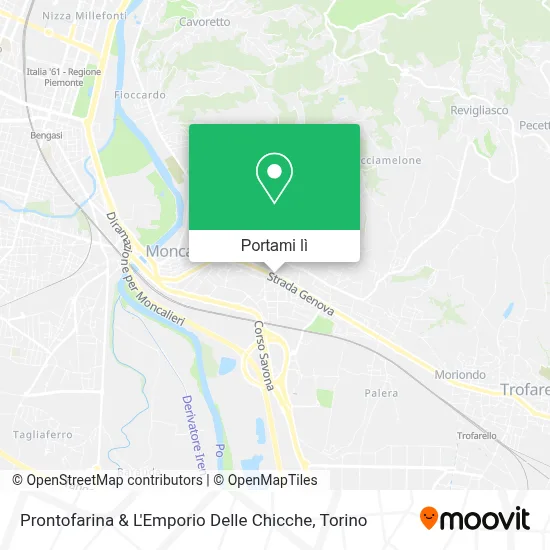 Mappa Prontofarina & L'Emporio Delle Chicche