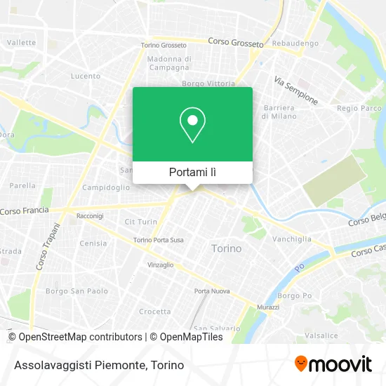 Mappa Assolavaggisti Piemonte