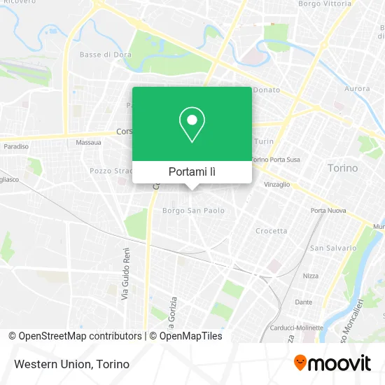 Mappa Western Union