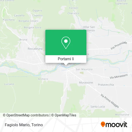 Mappa Fagiolo Mario