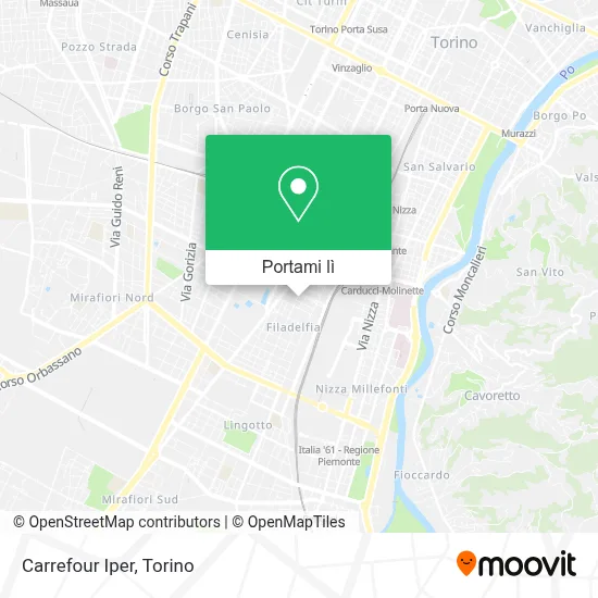 Mappa Carrefour Iper