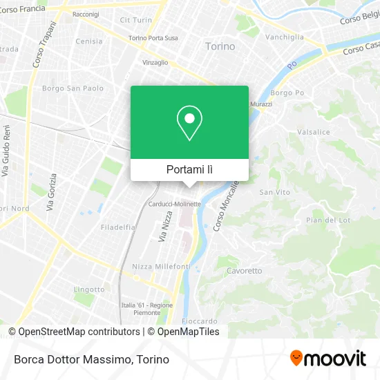Mappa Borca Dottor Massimo