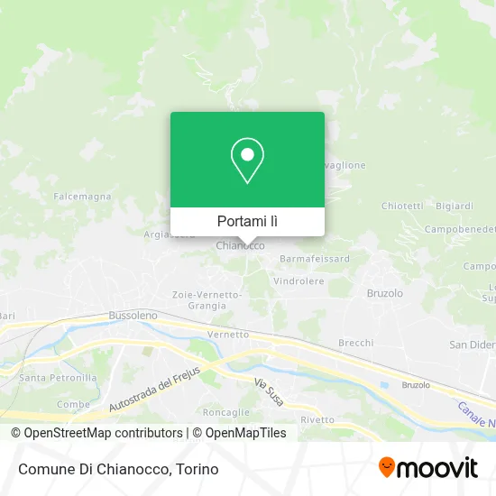 Mappa Comune Di Chianocco