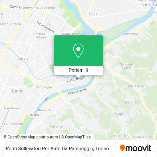 Mappa Ponti Sollevatori Per Auto Da Parcheggio