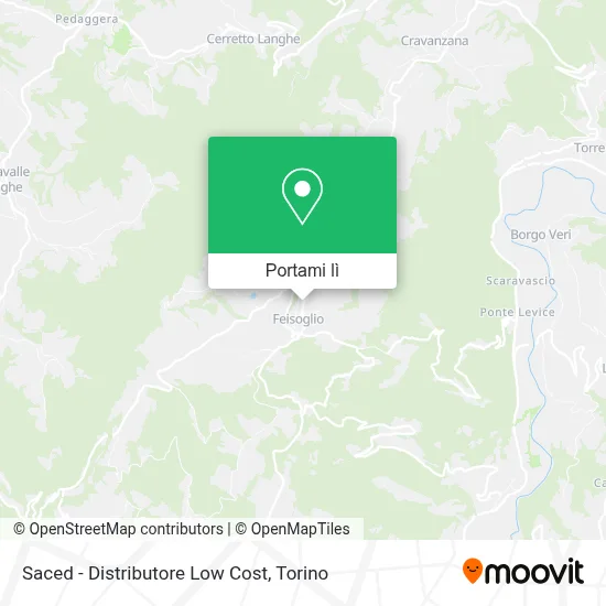 Mappa Saced - Distributore Low Cost