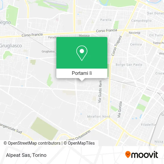 Mappa Alpeat Sas