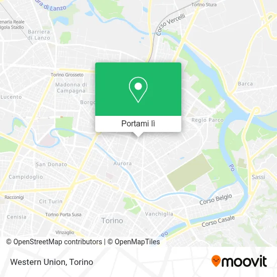 Mappa Western Union