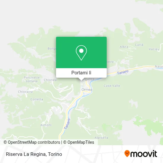 Mappa Riserva La Regina