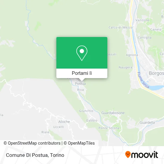 Mappa Comune Di Postua