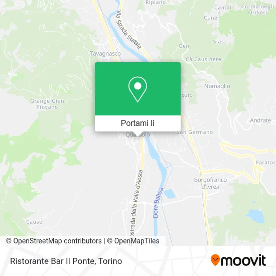 Mappa Ristorante Bar Il Ponte