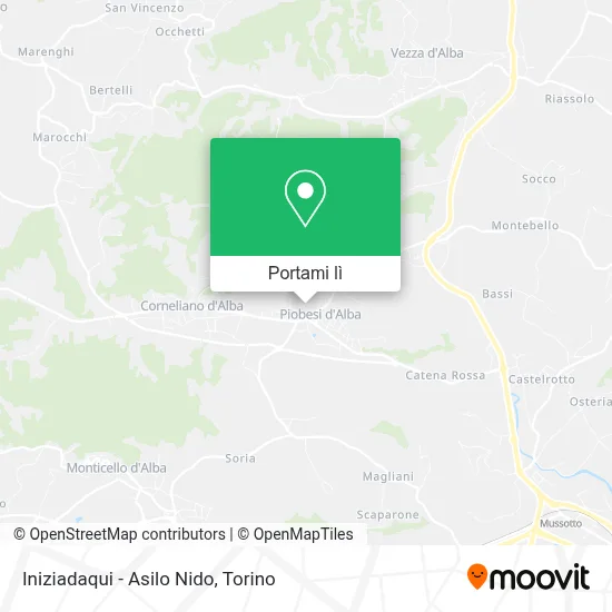 Mappa Iniziadaqui - Asilo Nido